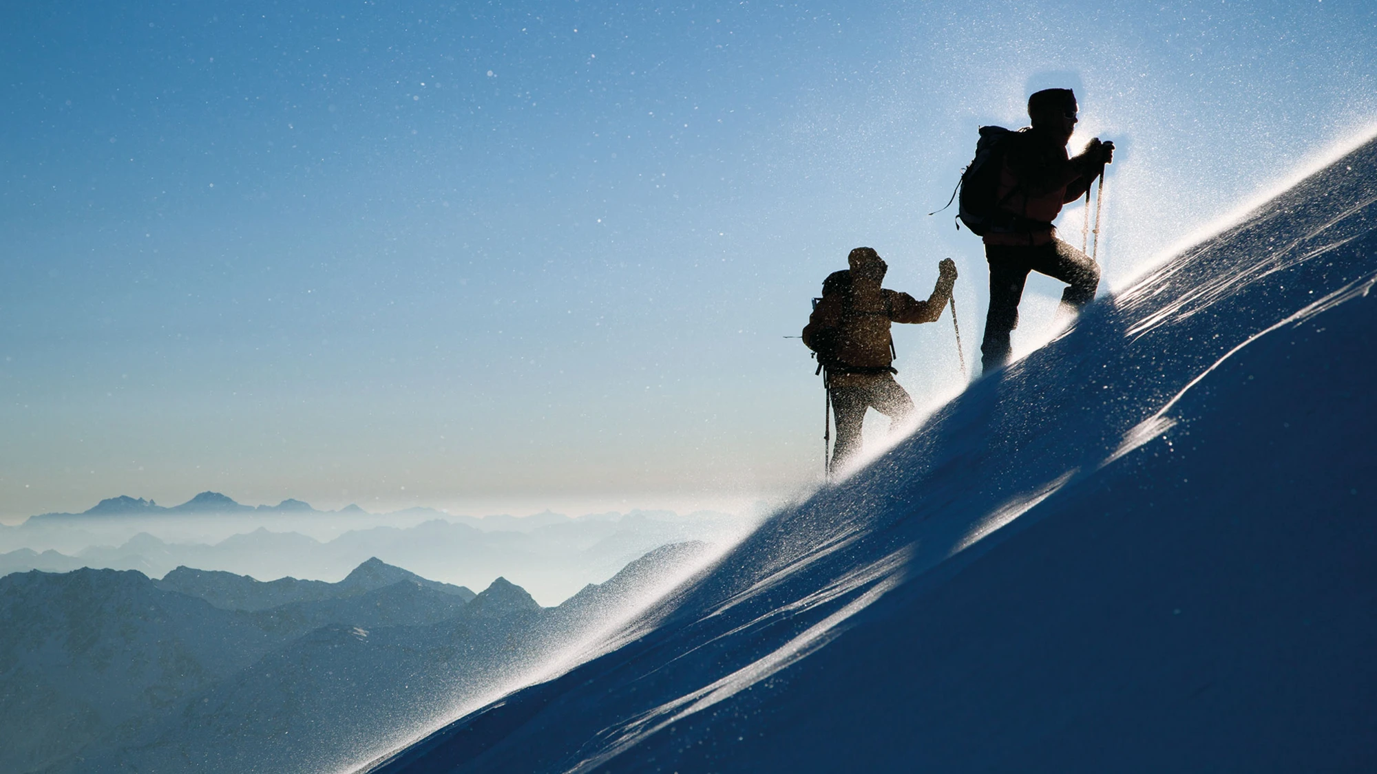 Mit dem Tiefschnee per du